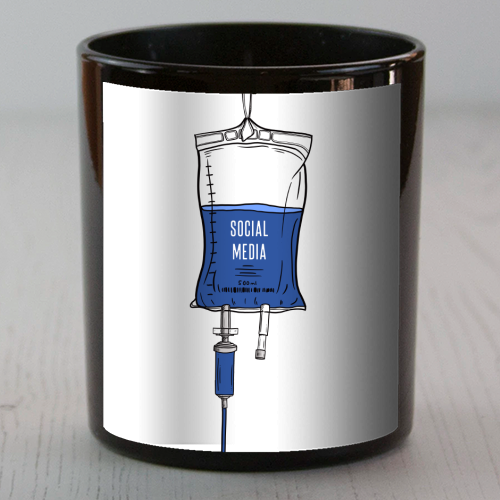 Social Media Drip - scented candle by Adam Regester