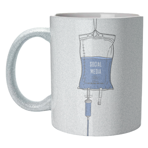 Social Media Drip - unique mug by Adam Regester