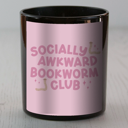 Socially Awkward Bookworm Club - scented candle by Giddy Kipper