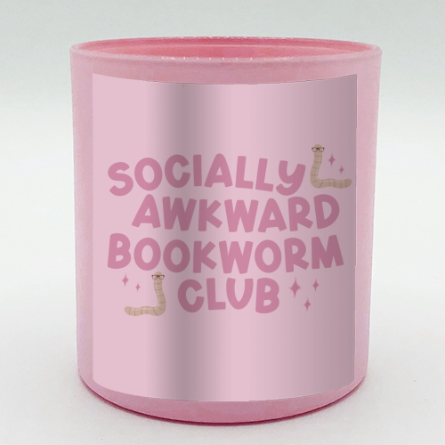 Socially Awkward Bookworm Club - scented candle by Giddy Kipper