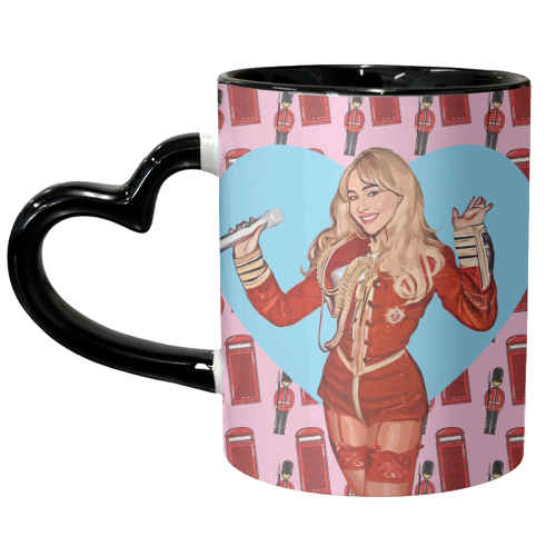 Soldier Sabrina - unique mug by DOLLY WOLFE