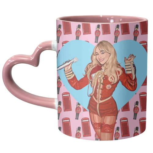 Soldier Sabrina - unique mug by DOLLY WOLFE