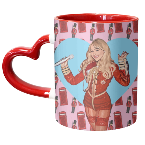 Soldier Sabrina - unique mug by DOLLY WOLFE