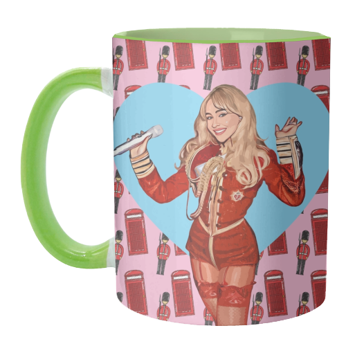 Soldier Sabrina - unique mug by DOLLY WOLFE