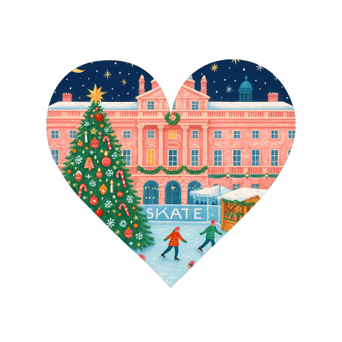 Somerset House at Christmas - Magnet by Ms Doodle