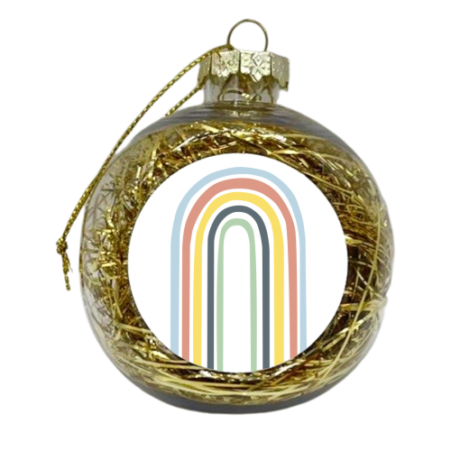 Somewhere over the rainbow - xmas bauble by Ohkimiko