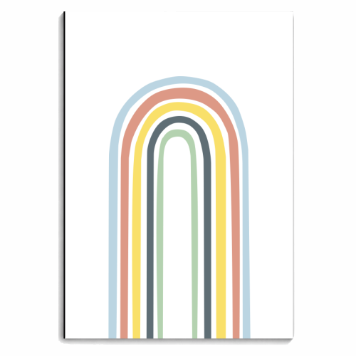 Somewhere over the rainbow - personalised A4, A5, A6 notebook by Ohkimiko