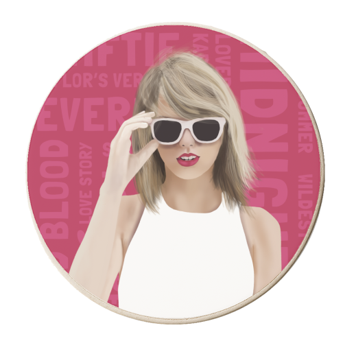 SONG TITLES - personalised beer coaster by AbiGoLucky