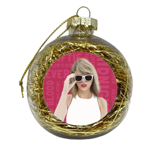 SONG TITLES - xmas bauble by AbiGoLucky