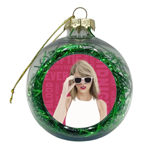 SONG TITLES - xmas bauble by AbiGoLucky