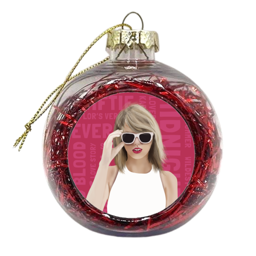 SONG TITLES - xmas bauble by AbiGoLucky