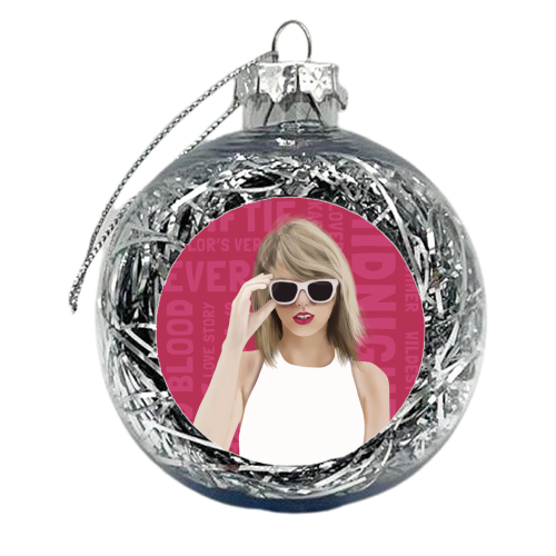 SONG TITLES - xmas bauble by AbiGoLucky