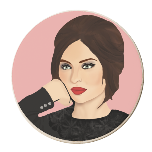 Sophie Ellis-Bexter - personalised beer coaster by Rock and Rose Creative