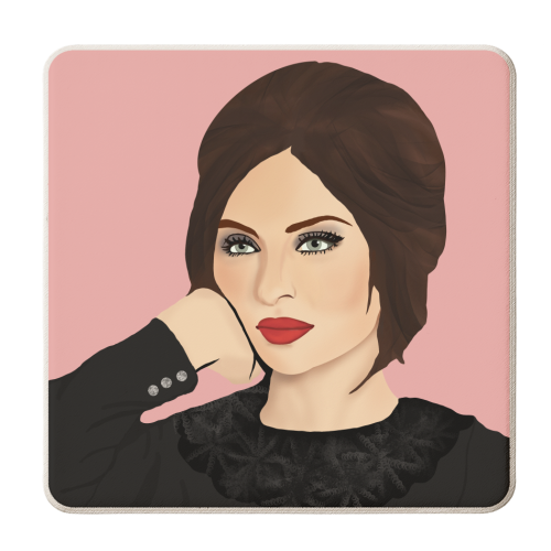 Sophie Ellis-Bexter - personalised beer coaster by Rock and Rose Creative