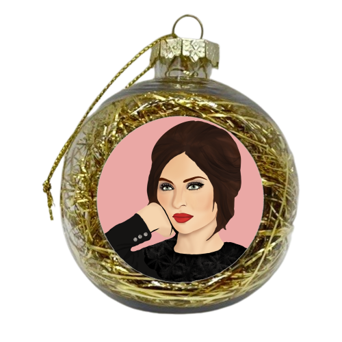 Sophie Ellis-Bexter - xmas bauble by Rock and Rose Creative