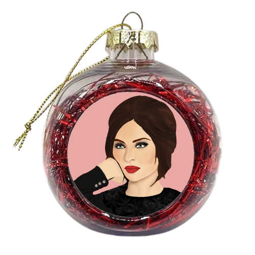 Sophie Ellis-Bexter - xmas bauble by Rock and Rose Creative