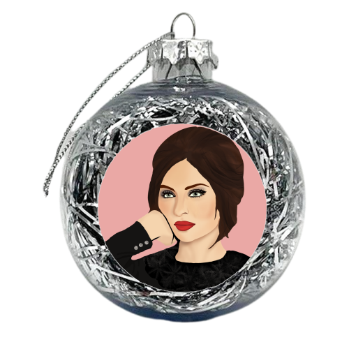 Sophie Ellis-Bexter - xmas bauble by Rock and Rose Creative