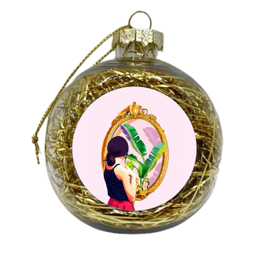 Soul Mirror - xmas bauble by Uma Prabhakar Gokhale