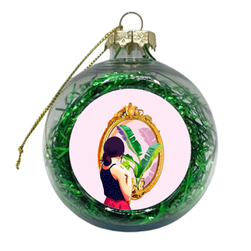 Soul Mirror - xmas bauble by Uma Prabhakar Gokhale