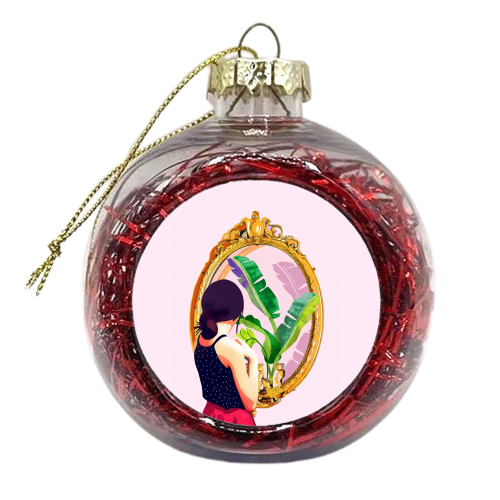 Soul Mirror - xmas bauble by Uma Prabhakar Gokhale
