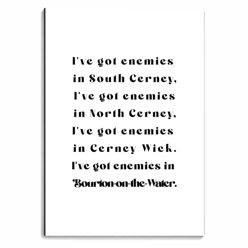 South Cerney - personalised A4, A5, A6 notebook by Pink and Pip