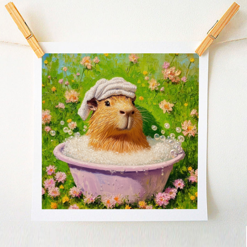 Spa routine - A1 - A4 art print by DejaReve