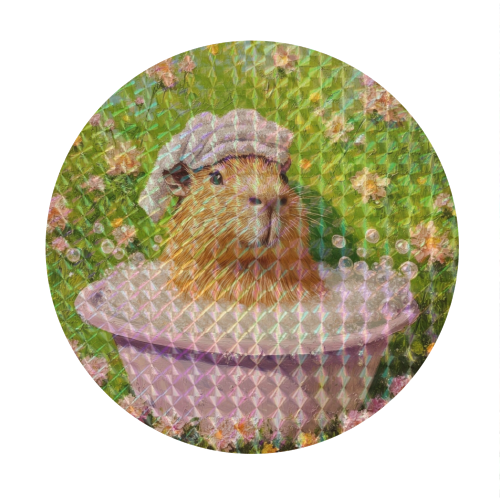 Spa routine - Circle Sticker by DejaReve