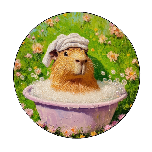 Spa routine - Circle Sticker by DejaReve