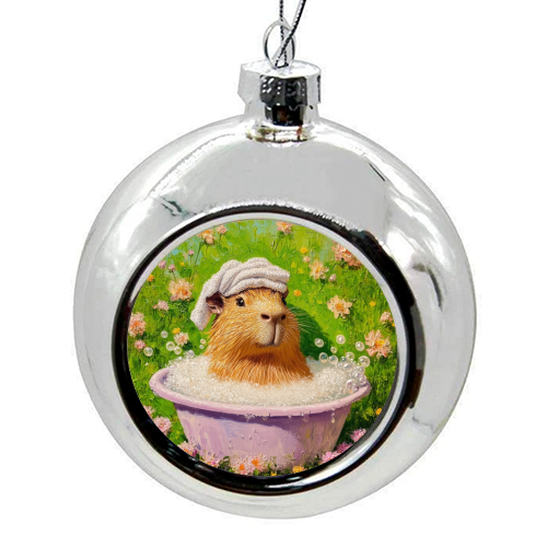 Spa routine - colourful christmas bauble by DejaReve