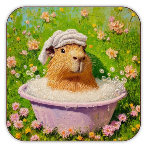 Spa routine - personalised beer coaster by DejaReve