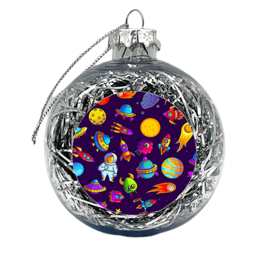 space adventure - xmas bauble by haris kavalla