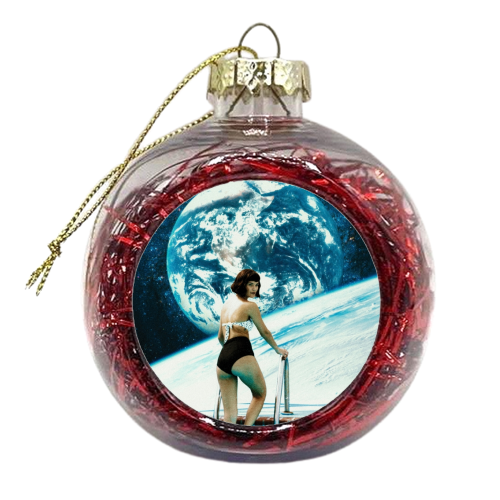 Space Babe - xmas bauble by taudalpoi
