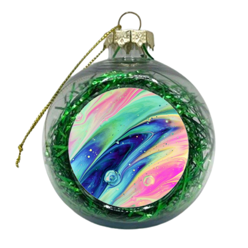 Space - xmas bauble by Uma Prabhakar Gokhale