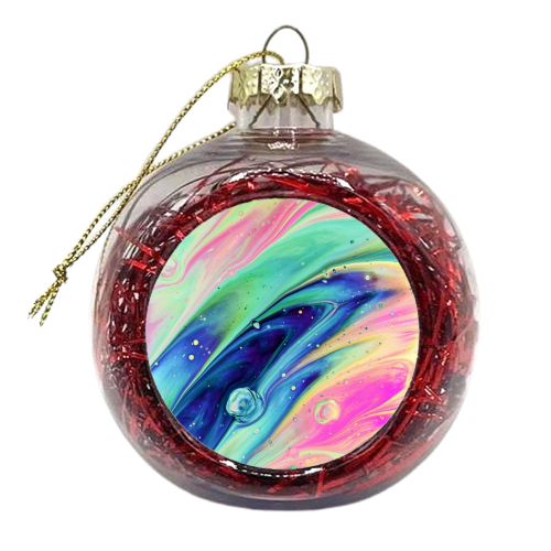 Space - xmas bauble by Uma Prabhakar Gokhale