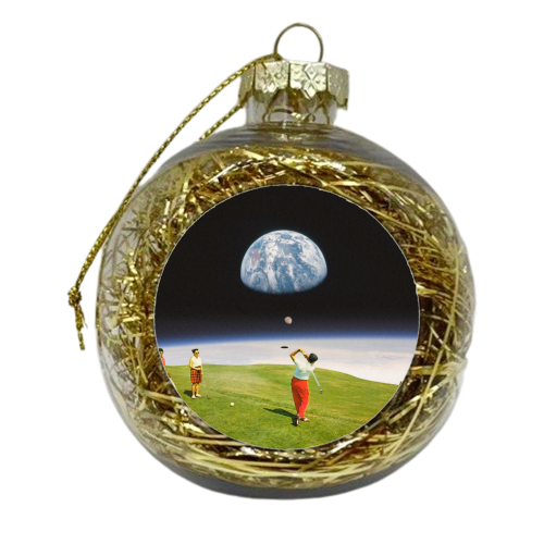 Space Golfers - xmas bauble by taudalpoi