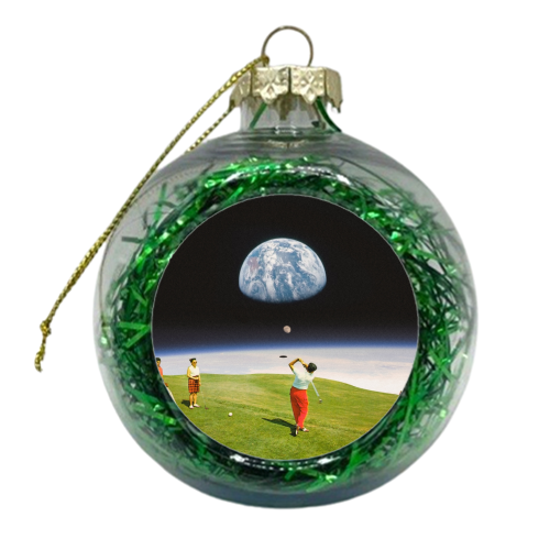 Space Golfers - xmas bauble by taudalpoi