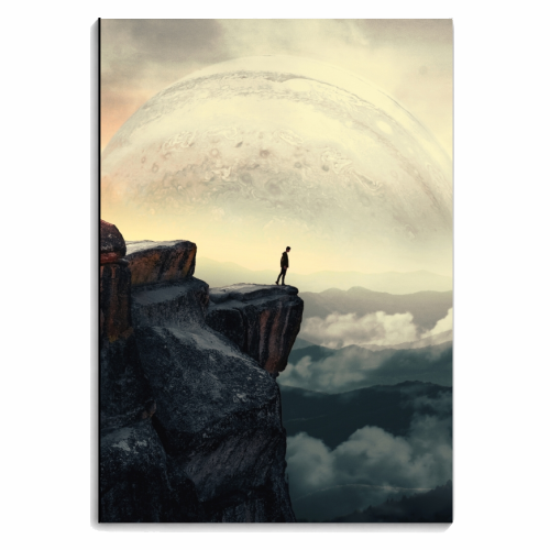 Space Mountain - personalised A4, A5, A6 notebook by taudalpoi