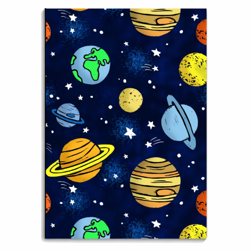 Space - personalised A4, A5, A6 notebook by Vicky Day