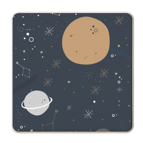 Space - personalised beer coaster by The Native State