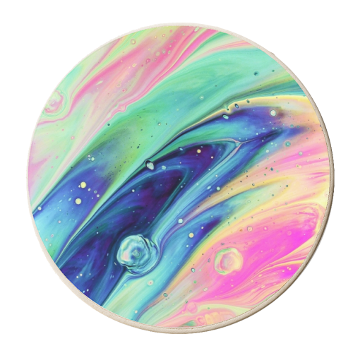 Space - personalised beer coaster by Uma Prabhakar Gokhale