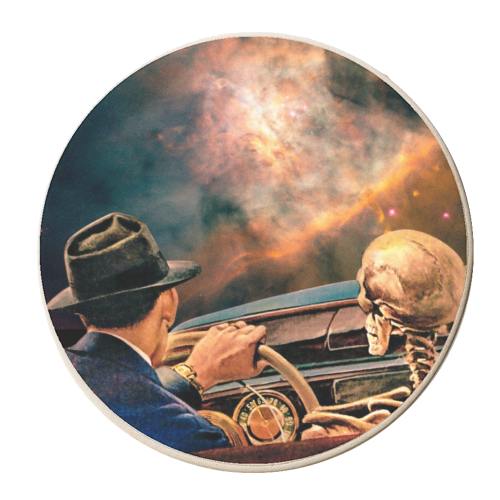 Space Riders! - personalised beer coaster by taudalpoi