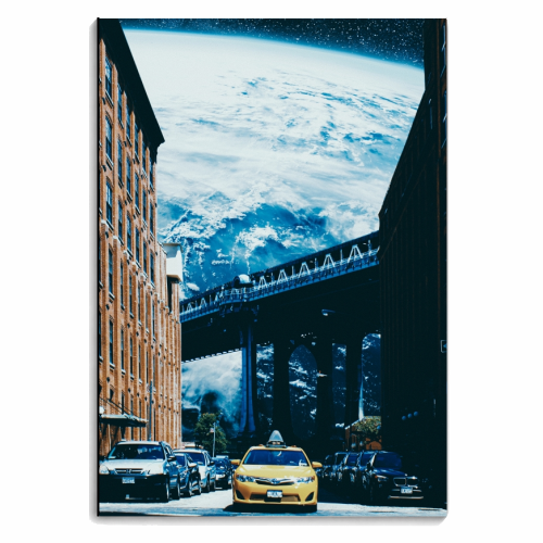 Space Taxi - personalised A4, A5, A6 notebook by taudalpoi
