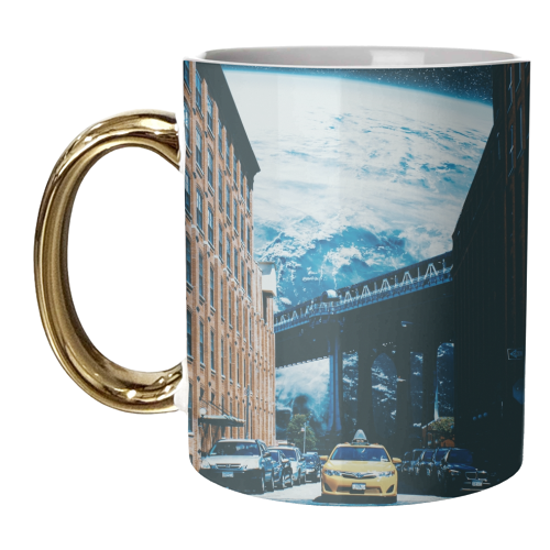 Space Taxi - unique mug by taudalpoi