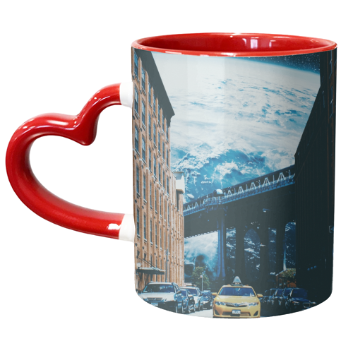 Space Taxi - unique mug by taudalpoi