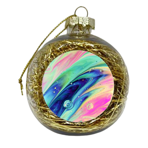 Space - xmas bauble by Uma Prabhakar Gokhale