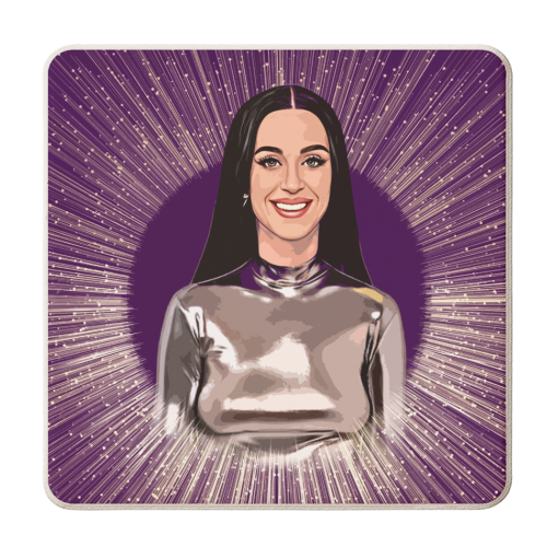 Sparkling Katy - personalised beer coaster by DOLLY WOLFE