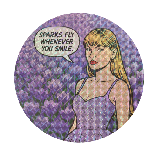 Speak Now Era - Circle Sticker by Ms Doodle