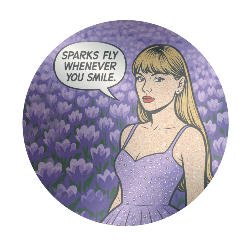 Speak Now Era - Circle Sticker by Ms Doodle