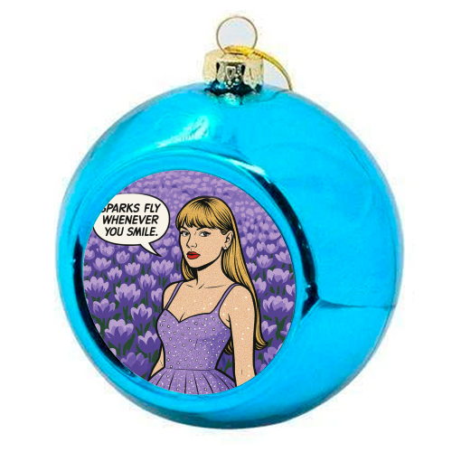 Speak Now Era - colourful christmas bauble by Ms Doodle