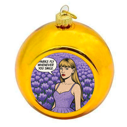 Speak Now Era - colourful christmas bauble by Ms Doodle